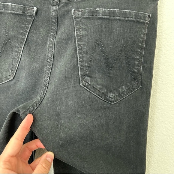 Mother Insider Crop Step Fray jeans Not Guilty 26 - Picture 12 of 16